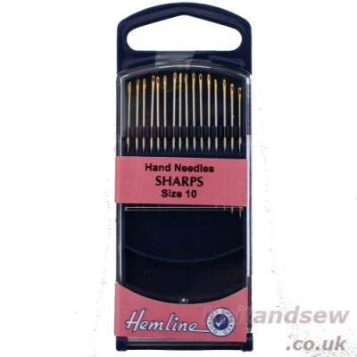 Image of Hemline Premium Hand Needles Sharp Size 10 H288G.10