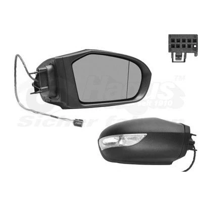 Image of 1698100676, 1698100821, 1698110860, 16981108609999, A1698100676 Wing mirror VAN WEZEL 3017820 MERCEDES BENZ: A Class, B Class