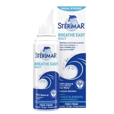 Image of Sterimar Breathe Easy Nasal Spray 100ml Natural Allergy Treatment Helps to Breath Better &amp; Prevents Colds Cold Flu Remedies Rich in Sea Minerals