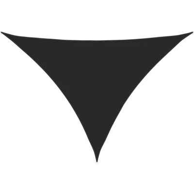 Image of vidaXL Sunshade Sail Oxford Fabric Triangular 5x6x6 m Black