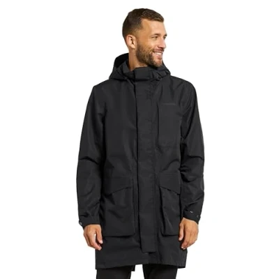 Image of Didriksons Andreas Parka Men&#039;s Lightweight Jacket for Men Waterproof and Windproof Shell Great Autumn