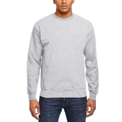 Image of Fruit of the Loom Men&#039;s Classic Set In Sweat Sweatshirt, Heather Grey, Medium