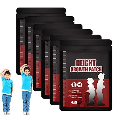 Image of Herbal Height Increasing Foot Patch, Promote The Growth of Skeletal Muscles, Improve Sleep, Body Development, for Teens &amp; Kids (60 Pcs)