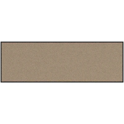 Image of vidaXL doormat rectangular beige polypropylene mat 180x60cm versatile indoor/outdoor use
