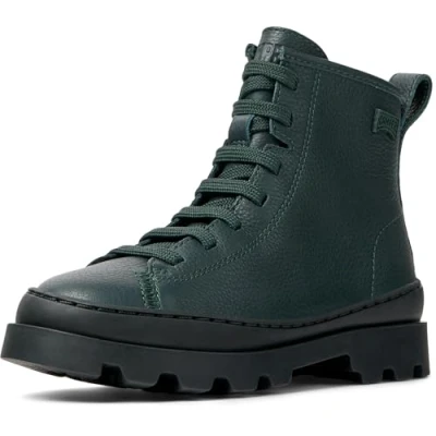 Image of Camper Brutus Laceup ankle boots for kids, Size: 300, Dunkelgrün shoes