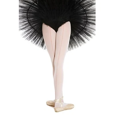 Image of SILKY BALLET DANCE TIGHTS with Back Seam Seamed Seamer Full Foot Pink Girls (Age 7 9 years)