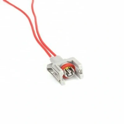 Image of 4pcs Diesel Injector Connector Plug 2 Way Pre Wired for Renault Delphi Injectors