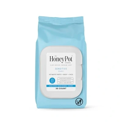 Image of THE HONEY POT, SENSITIVE WIPES 30 CT