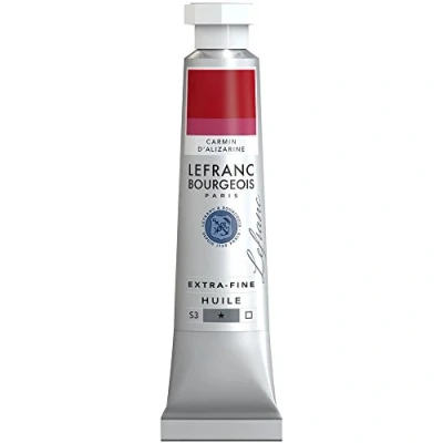 Image of Lefranc &amp; Bourgeois Extra Fine oil paints Artist Pigments, based paint, Alizarin Karmin, 20 ml