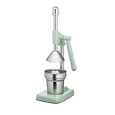 Image of KitchenCraft Living Nostalgia Heavy Duty Lever Arm Manual Orange Juicer English Sage