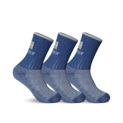Image of Karrimor Womens Heavyweight Boot Socks 3 Pack Blue 4 8