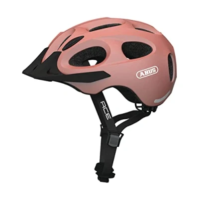 Image of ABUS Youn I ACE City Helmet Modern Bicycle for Daily Use Women and Men Rosé Gold, Size S
