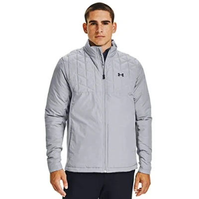 Image of Under Armour Mens ColdGear Reactor Golf Jacket Mod Grey/Black M