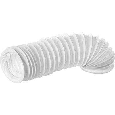 Image of Ø 100mm / 1m PVC Flexible Ducting Ventilation Duct Hose for Tumble Dryer, Cooker Hood, Extractor Fan, Air Conditioner