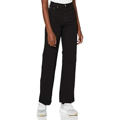Image of Dr. Denim Women&#039;s Echo Jeans, Black, 30W 32L UK