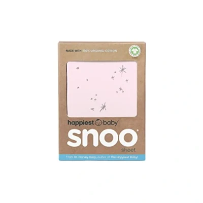 Image of Happiest Baby SNOO Fitted Sheet 100% Organic Cotton (Rose Galaxy)