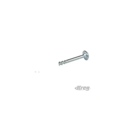 Image of KREG SML C2 250 EUR Number 8 x 2 Inch Zinc Pocket Hole Screws Coarse Washer Head Silver (Pack of 250)