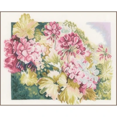 Image of Lanarte Geraniums (Linen), NA, 49 x 41cm