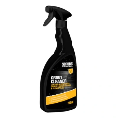 Image of SCRUBB Grout Cleaner, Removes Stubborn Dirt, Ready to use, Marks and Stains, Cleans in Tiled Walls Floors, 750ml