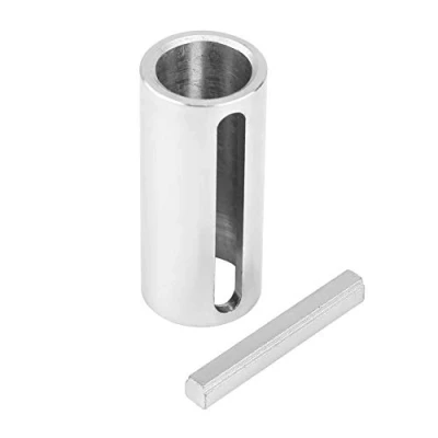 Image of Keenso 3/4&quot; to 1&quot; Inch Gas Engine Pulley Crank Shaft Sleeve Adapter Bore Reducer Bushing Sheave with Step Key Auto Insurance and Repair