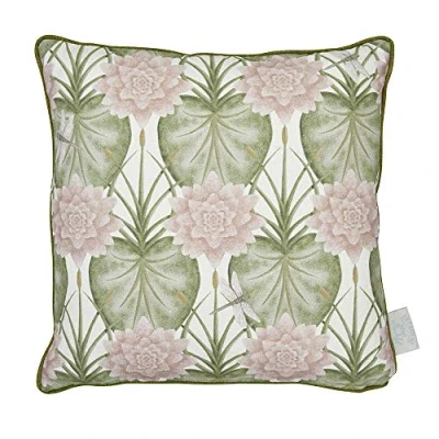 Image of The Chateau by Angel Strawbridge LILY GARDEN Cushion 43 x 43cm CREAM POLY FILLED