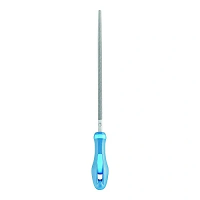 Image of Pferd 11214257 NSB Type Cut 2 Round File, Silver/Blue, 250 mm