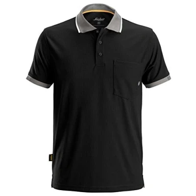 Image of Snickers AllroundWork 37.5® Short Sleeve Polo Shirt Black S