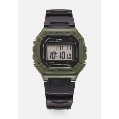 Image of Casio AVEF Unisex Digital watch, Size: One Size, Black/green