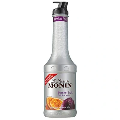 Image of Monin Passion Fruit Puree 1 Litre Set of 4 for Cocktails