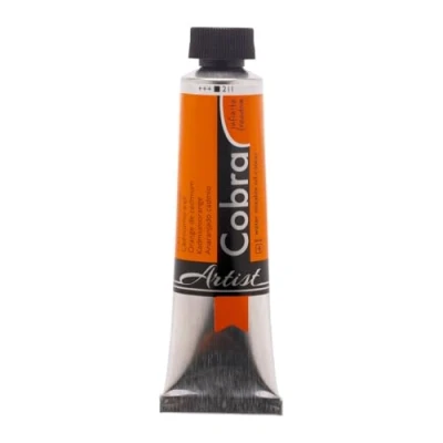 Image of Cobra Artist Oil Colour Tube 40 ml Cadmium Orange 211