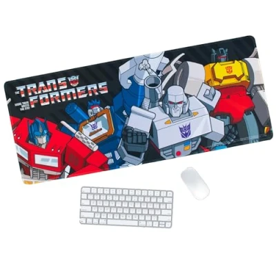 Image of Transformers Jumbo Desk Mat Large Rubber Gaming and Work Pad, 70 x 30 Centimetres
