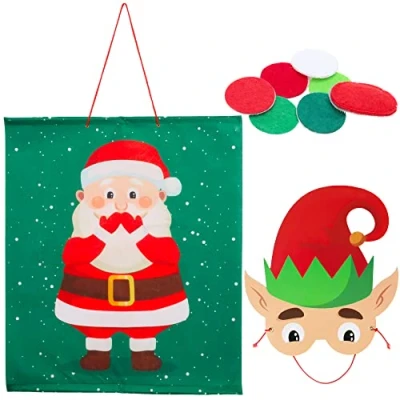 Image of Toyland® Pin The Nose On Santa! Family Christmas Party Game For Ages 5+