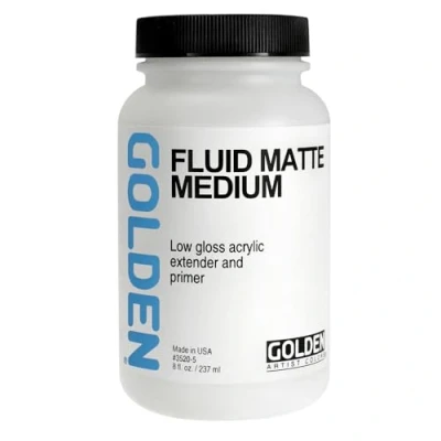 Image of Golden Acrylic Mediums and Varnishes Fluid Matte Medium 236 ml