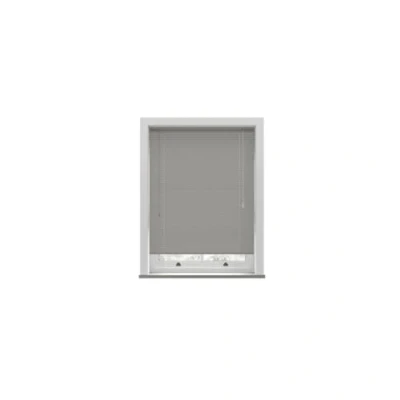 Image of Grey PVC Venetian Blind 152cm Drop (25mm Slats) 70cm Wide