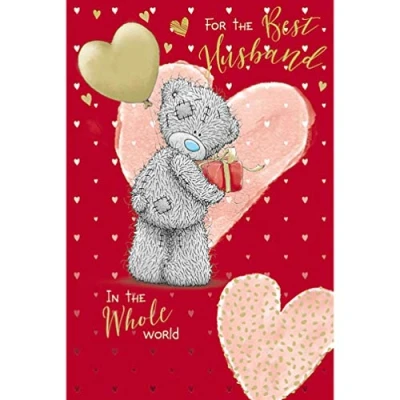 Image of Me To You Bear Best Husband Valentine&#039;s Day Card