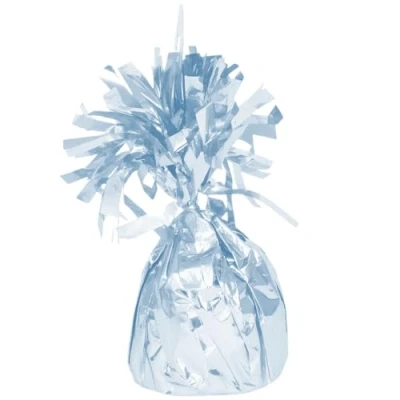 Image of White Foil Balloon Weight (5cm x 13cm) 1 Count Stylish &amp; Durable Accessory for Party Decorations Events