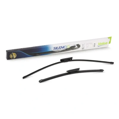 Image of 1609068880, 1609069080, 1613158380 Wiper BLADE VALEO SILENCIO X.TRM, FLAT SET 574363 RENAULT: MEGANE 3 Grandtour, CLIO