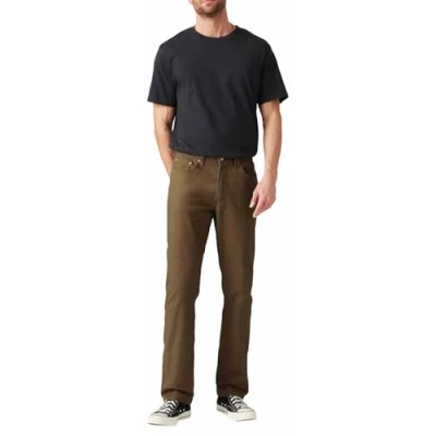 Image of Levi&#039;s 514 Straight leg jeans, Men&#039;s, Size: 33x32, Olive night twll