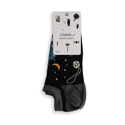 Image of Livoni Esoteric Elements Low Socks 43 46, Multi Coloured, L