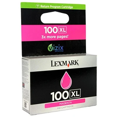 Image of Lexmark 14N1070E 100Xl RP High Yeild Inkcart Magenta