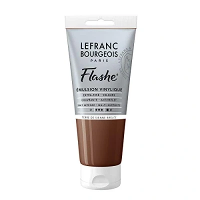 Image of Lefranc Bourgeois Acrylic Vinyl Emulsion, Burnt Sienna, 1 stück (1er Pack)