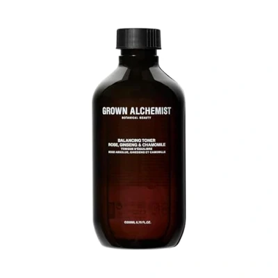 Image of Grown Alchemist Balancing Facial Toner Rose, Ginseng, Chamomile Hydrating for Face Brightening Skincare Perfect Dry, Sensitive or Mature Skin 200 ml