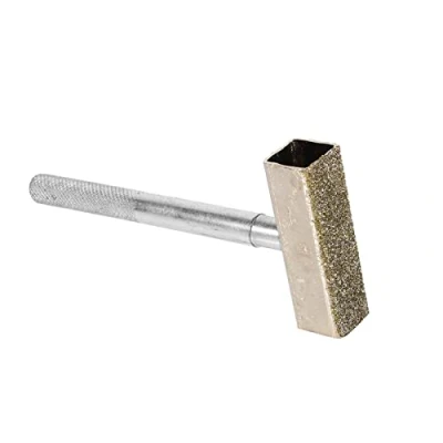 Image of TOPINCN 45X100mm Grinding Wheel Dresser Tool, Heavy Duty Diamond Metal Disc Coated Head Bench Grinder Dressing Tool