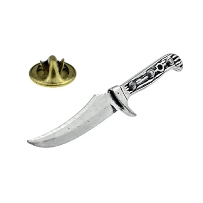 Image of GTR Prestige Giftware Hunting Dagger Pewter Lapel Pin Badge XTSPBK25