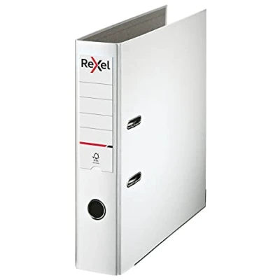Image of Rexel Lever Arch File, A4, 75mm, White