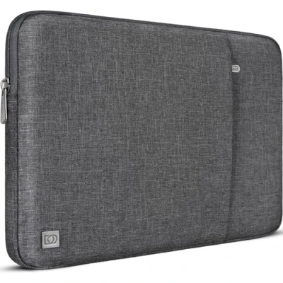 Image of DOMISO 13.3 inch Laptop Sleeve Case Water Resistant Bag for 13&quot; MacBook Air 2014 2017/13.3&quot; ThinkPad L390 Yoga X380 Yoga/13.9&quot; Lenovo C930 GLASS/HP EliteBook 830 G5 840 x360 G2, Dark Grey