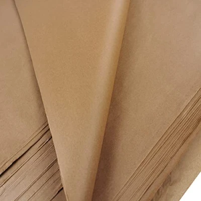 Image of Brown Tissue Paper 25 Large Sheets, Acid Free Art Paper, Perfect for Gift Wrap, Storage, Packing, &amp; Craft Bulk Pack Archiving Shredding 70 x 50cm Sheet Size