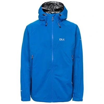Image of DLX Edmont II, Blue, XS, Waterproof Jacket with Hood for Men, X Small, Blue