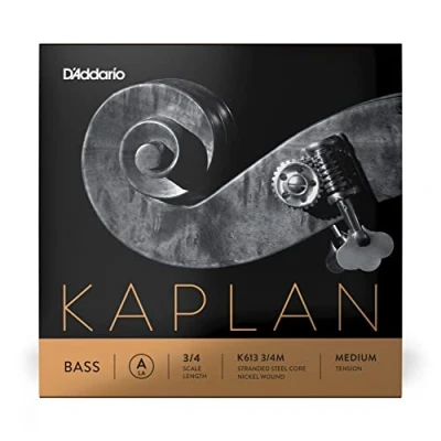 Image of D&#039;Addario Kaplan Bass String Single A K613 3/4M For Upright Bass, Double 3/4 Scale, Medium Tension