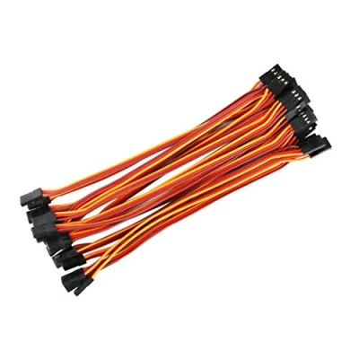 Image of OliYin 20pcs 5.90inch 15cm 150mm Male to Lead Plug Servo Extension Wire Cable Line RC Model Aircraft Stranded 22awg 60 Cores Futaba JR